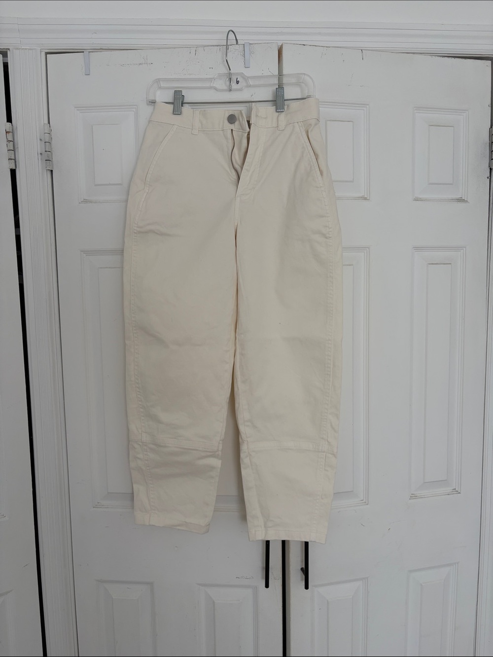 Everlane Cream Straight-Leg Pant